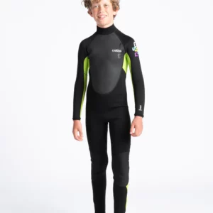 CSKINS ELEMENT 3:2 JUNIOR FULL STEAMER BLACK/LIME