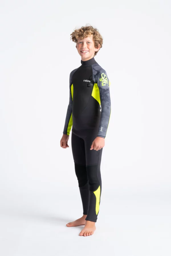 CSKINS ELEMENT 3:2 JUNIOR FULL STEAMER BLACK TIE DYE /FLO YELLOW