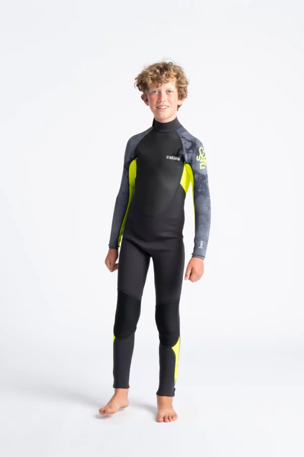 CSKINS ELEMENT 3:2 JUNIOR FULL STEAMER BLACK TIE DYE /FLO YELLOW