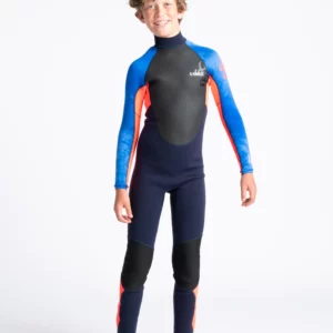 CSKINS ELEMENT 3:2 JUNIOR UNISEX STEAMER BLUE TIE DYE/ FLO RED