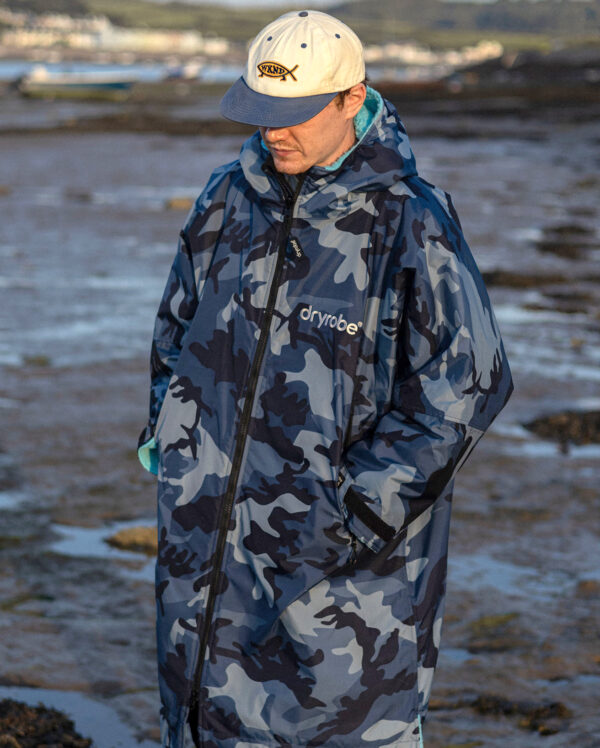 dryrobe Advance Long Sleeve Blue Camo/Blue