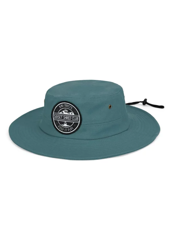 bro! Sunset Club Forest Green Sun Hat