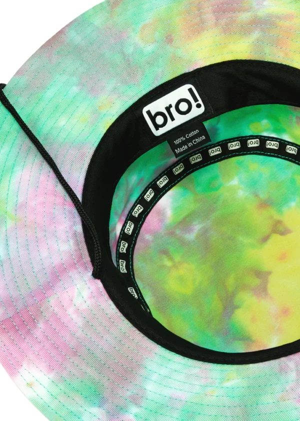 bro! Sunset Shred Club Rainbow Tie Dye Boonie