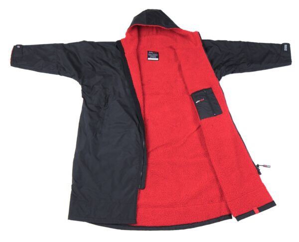 dryrobe Advance Long Sleeve Black Red