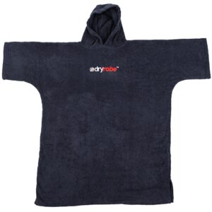 Organic Towel dryrobe Adults Black