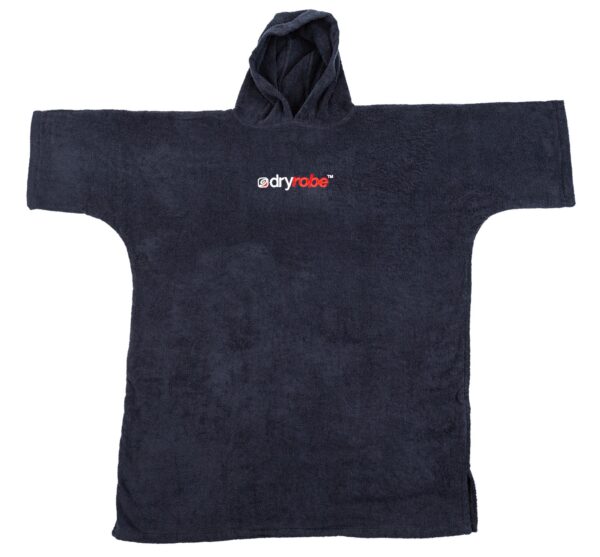 Organic Towel dryrobe Adults Black