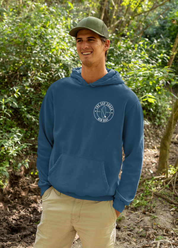 Adults Unisex Hoodie in Deep Blue Sea