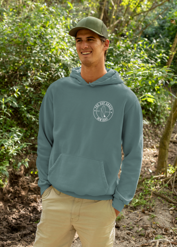 Adults Unisex Hoodie in Dusty Blue