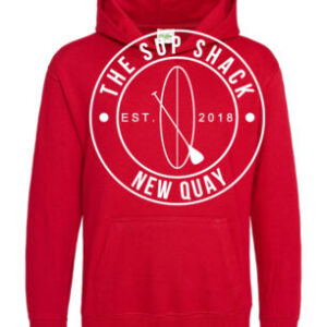 Kids Unisex Hoodie in Lifeguard Red