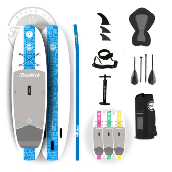 FATSTICK AIRSTICK 10'6 INFLATABLE STAND UP PADDLE BOARD BLUE