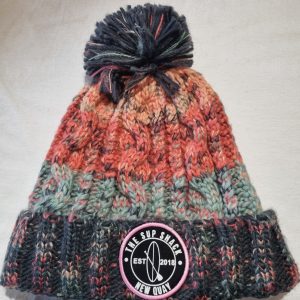 Wintery Watermelon Bobble Hat