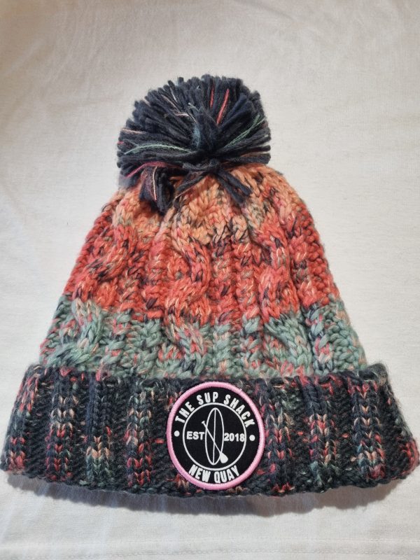Wintery Watermelon Bobble Hat